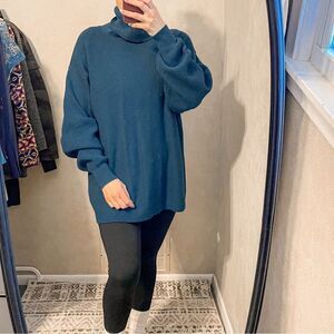 Free People Softly Structured Turtleneck Tunic Sweater